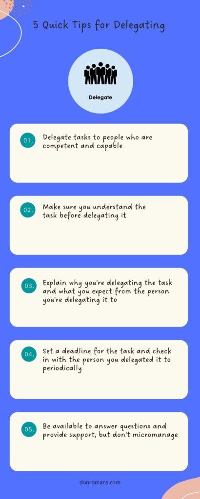 5 delegation tips