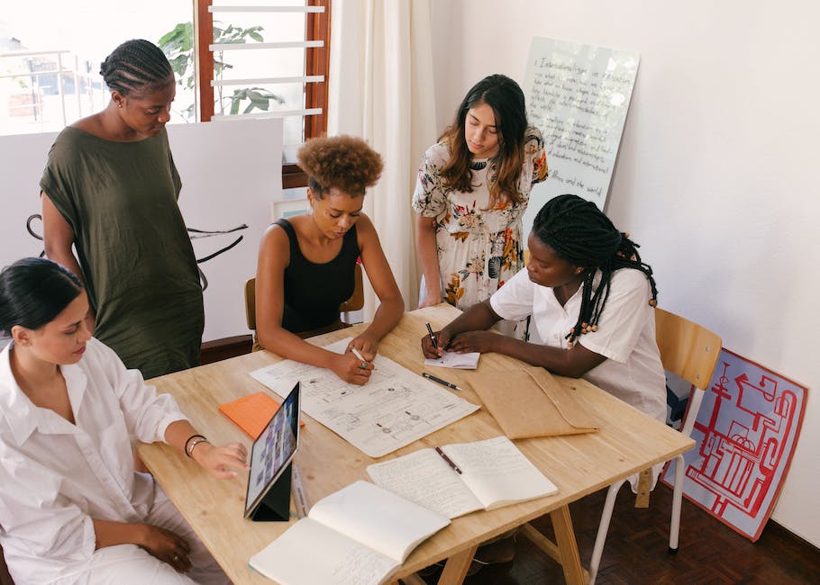 Image depicting diverse group of people working together on a project