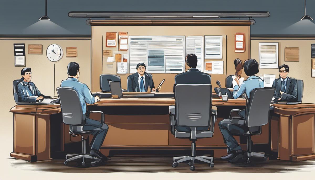 Illustration depicting the importance of staff management in an organization